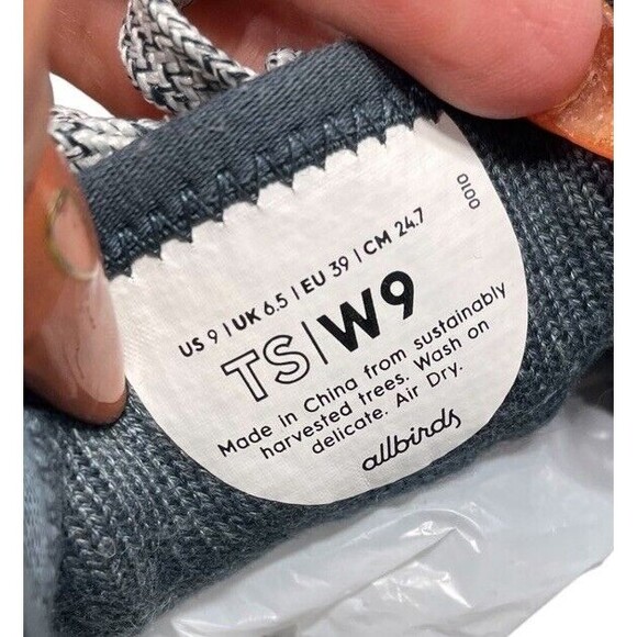 Allbirds Tree Skippers TS Kauri Blue Knit Eco Friendly Wool Knit Soft Coastal W9 - Picture 7 of 7